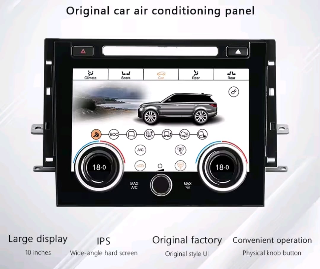 Pannello AC 9 pollici di ultima generazione per Range Rover Sport L494 2014-2017 aria condizionata climatizzatore touch screen LCD AUTMCLIMRR4