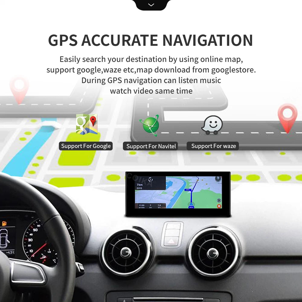 Audi A1 2013-2018 8.8" Android 13 Radio System Player Wireless Carplay / Android auto SIM 4G Google USB GPS Navi IPS Touch Screen AUTMAUDA1B