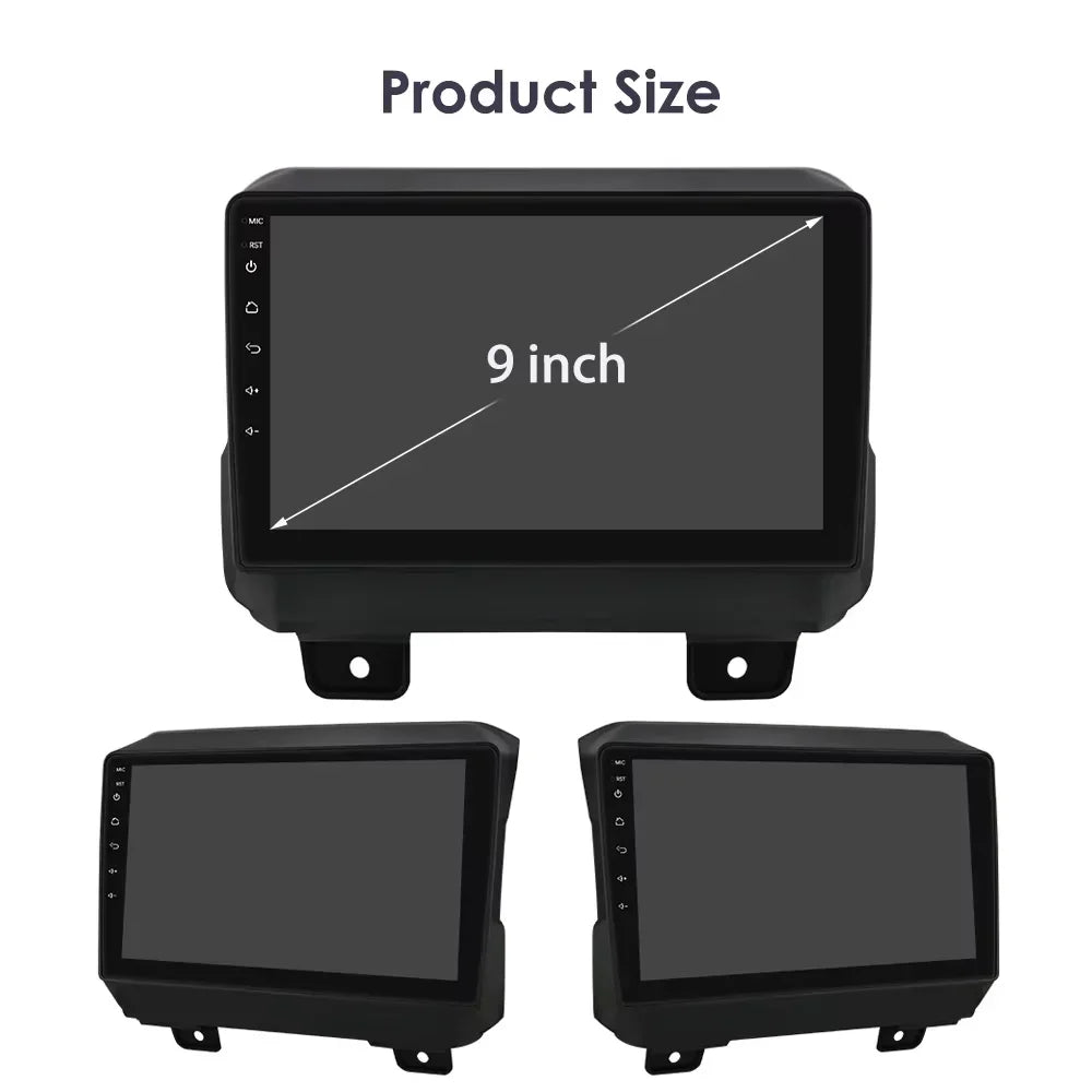 JEEP Wrangler 2018 -2021 9" Android 14 Carplay Android auto wireless wifi bt gps 4g AUTMOFKI