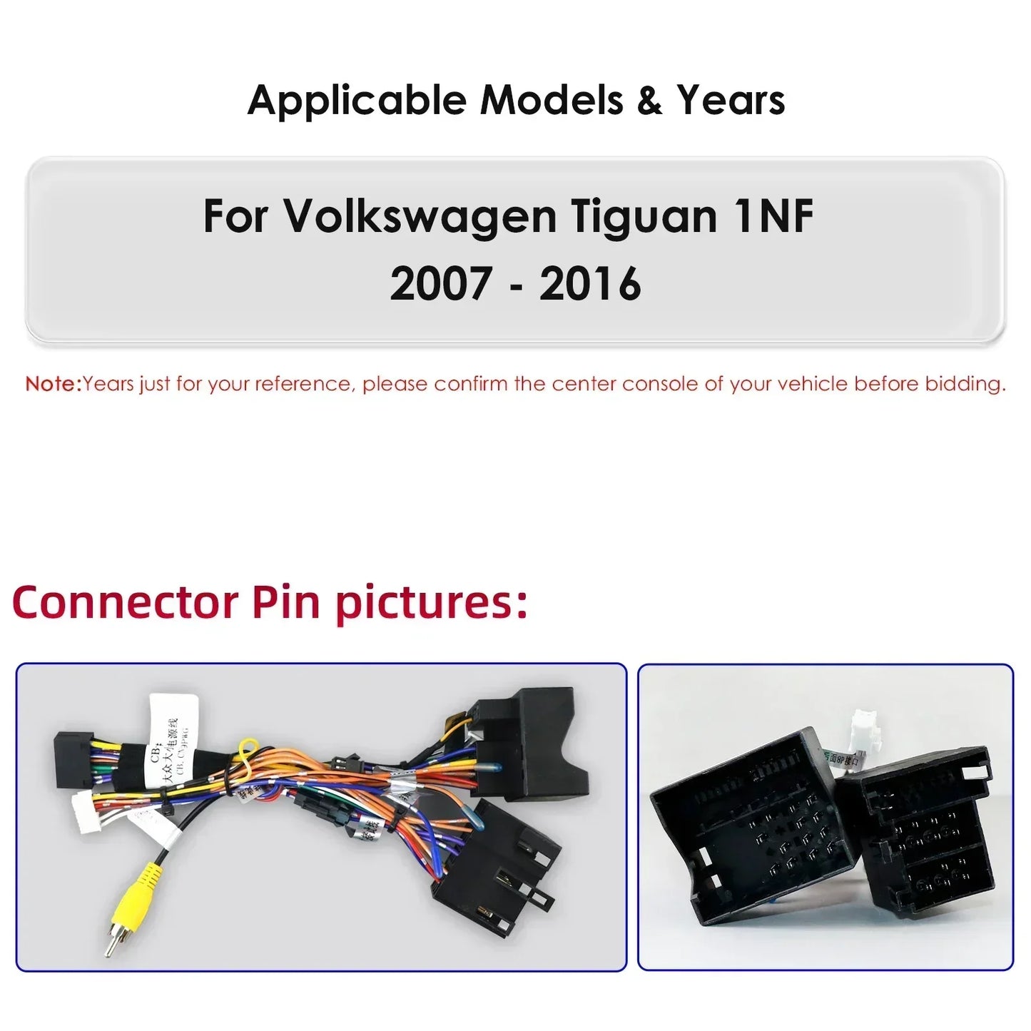 Volkswagen Tiguan 1NF 2007-2016 9,7" " Android 14 Carplay Android auto wireless wifi bt gps 4g AUTMQ522