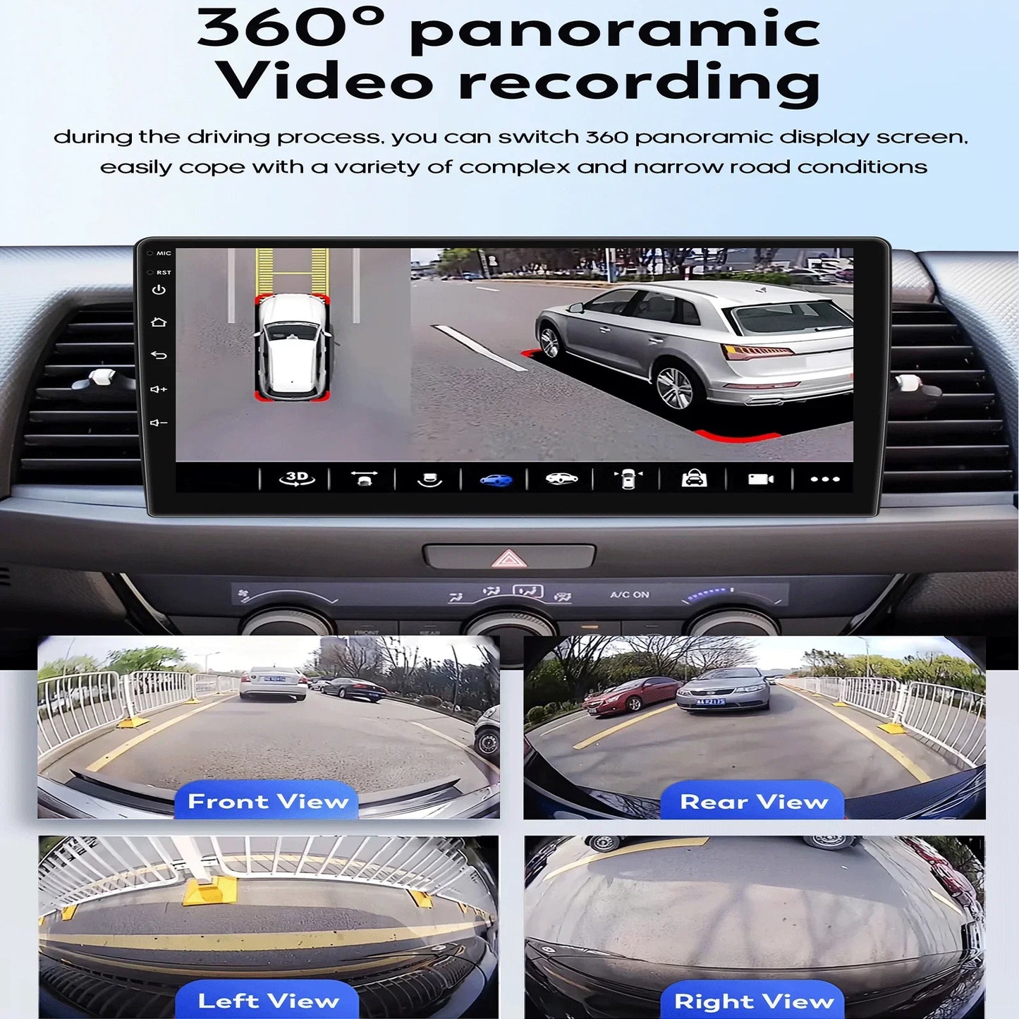 TToyota Fortuner Vigo Hilux 2005-2014 9,7" Android 14 Carplay Android auto wireless wifi bt gps 4g AUTMQD6Z