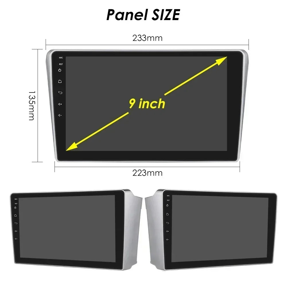 Toyota Avensis T25 2002- 2008 9" Android 14 Carplay Android auto wireless wifi bt gps 4g AUTM01HZ
