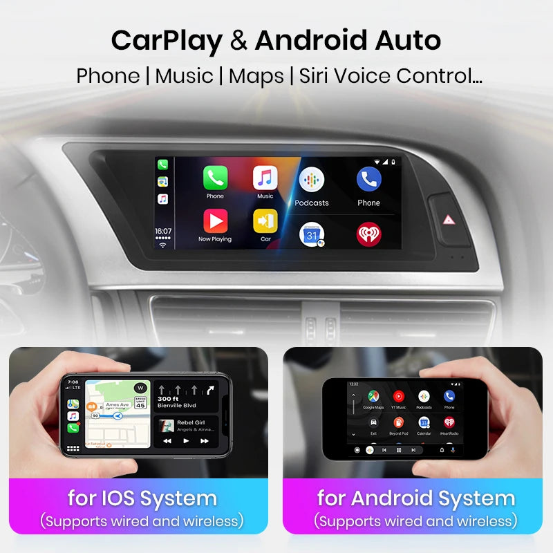 Audi A4 A4L B8 2009 -2016 8.8 " Wireless CarPlay Car Radio Multimedia Andorid Auto GPS AUTMA4SMC
