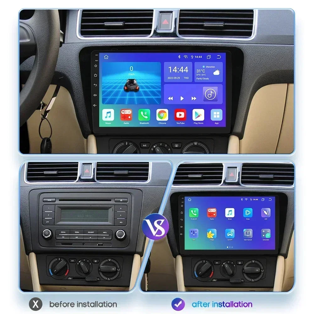 SKODA Octavia 3 A7 2013-2018 10,1"/ 10,33" Android 14 Carplay Android auto wireless wifi bt gps 4g AUTMCD4D