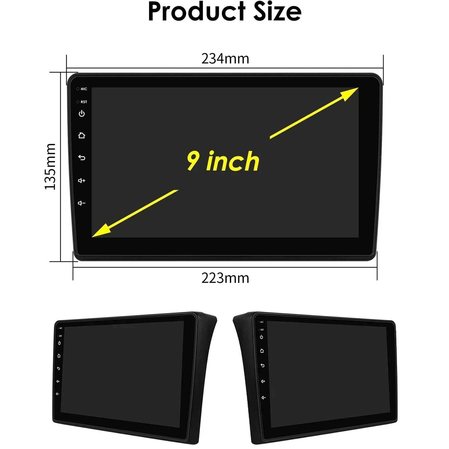 Fiat Ducato Peugeot Boxer Citroen Jumper 2 2006-2022 9" Android 14 Carplay Android auto wireless wifi bt gps 4g AUTM7UCV