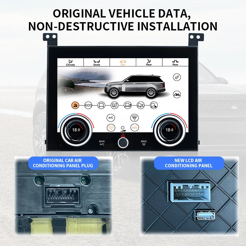 Schermo LCD Touch HD da 9 pollici per Land Rover Range Rover Vogue 2013-2017 Pannello di controllo del clima AUTMSCRNC2