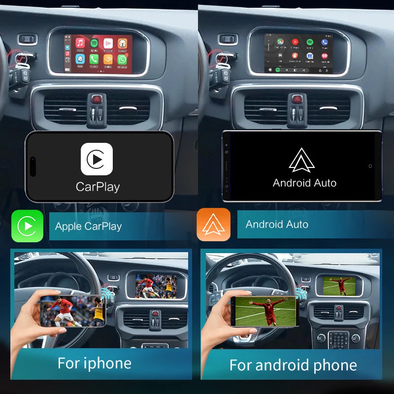 Volvo V40 2015-2019 XC60 S60L 7" Wireless CarPlay Android Auto Mirror Link AirPlay AUTMVVV4XC6