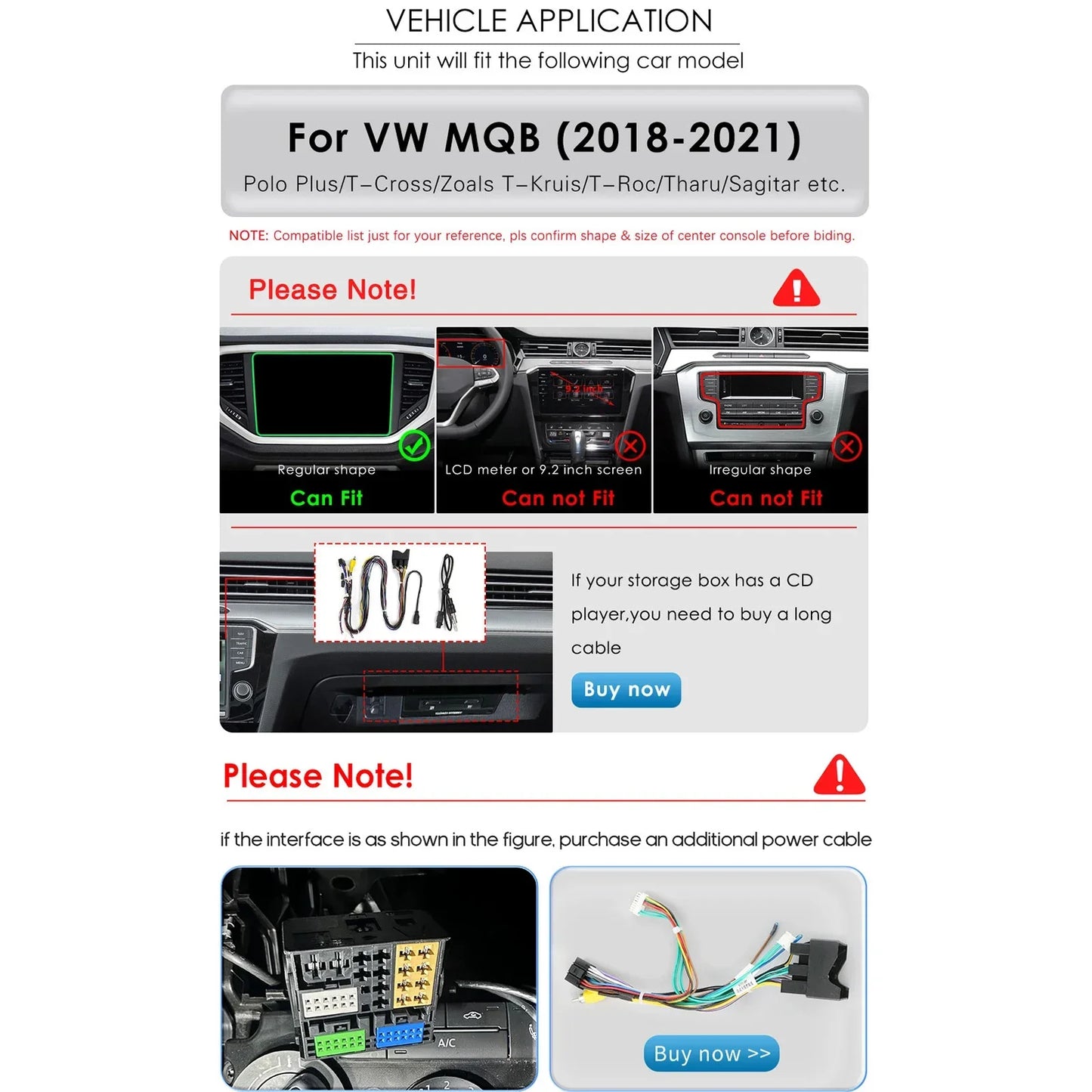 VW MQB Polo Plus T-Cross Zoals T-Kruis T-Roc Tharu Sagitar 9" Android 14 Carplay Android auto wireless wifi bt gps 4g AUTMLMGF