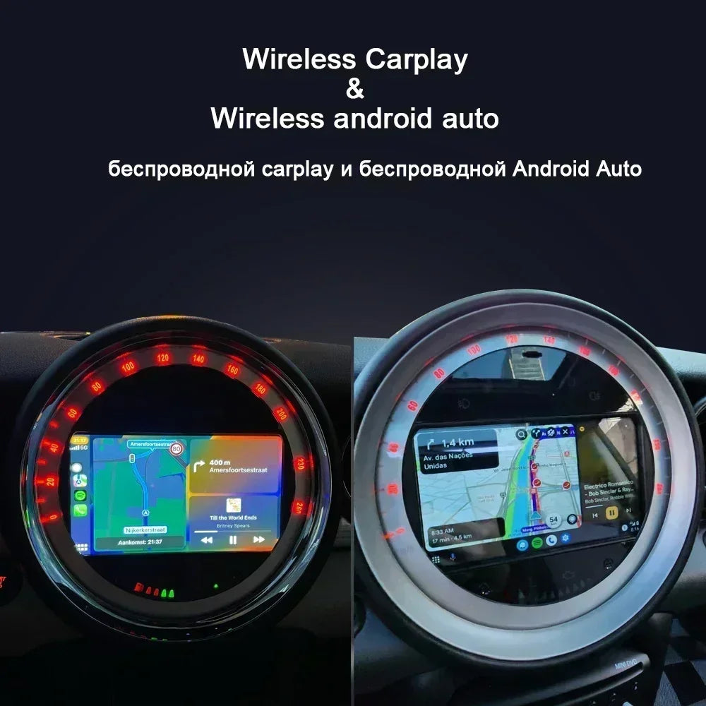 BMW Mini Cooper R55 R56 R57 R58 R60 2007-2013 Wireless Carplay DSP 8GB 128GB 7 " Android 13.0 Car Radio Player multimedia AUTMBMMYA