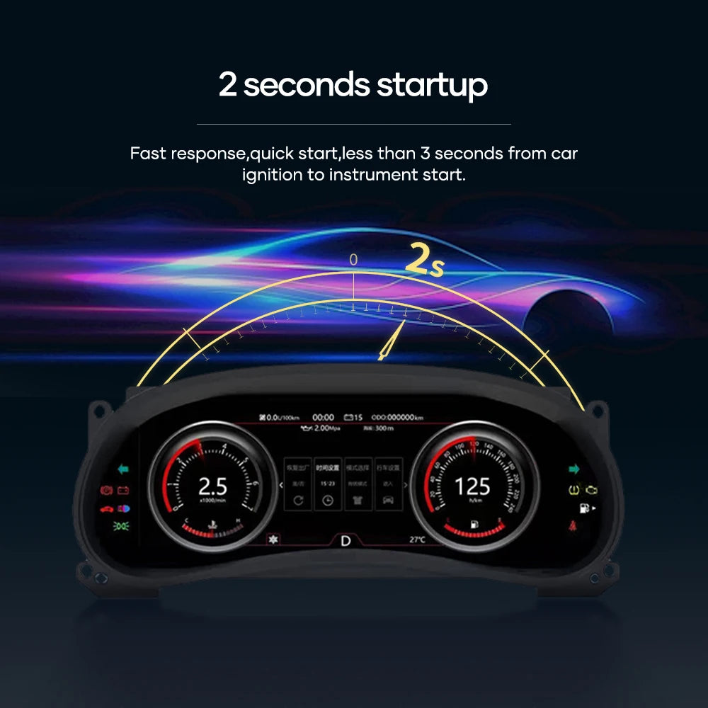 Jeep Wrangler 2011-2017 12.3 Lcd Cruscotto Digitale AUTMJEEPWRL