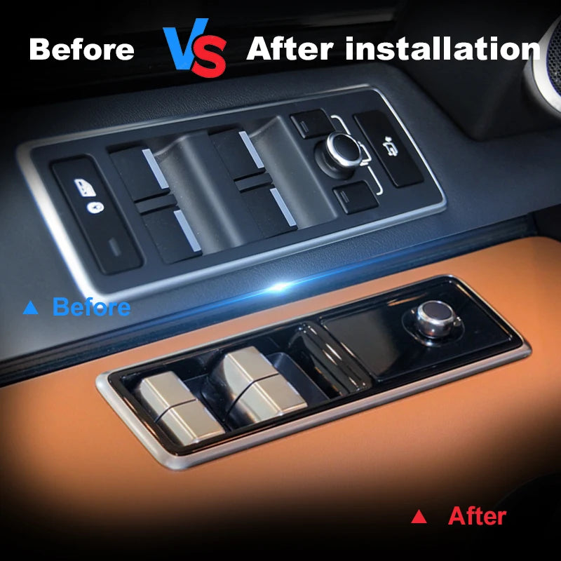 Land Rover Range Rover Vogue/Sport/Discovery 5 2013-2019 Pulsante A Cristalli Liquidi ,Interruttore Alzacristalli elettrici, Controllo e Sollevamento AUTMPPSCER