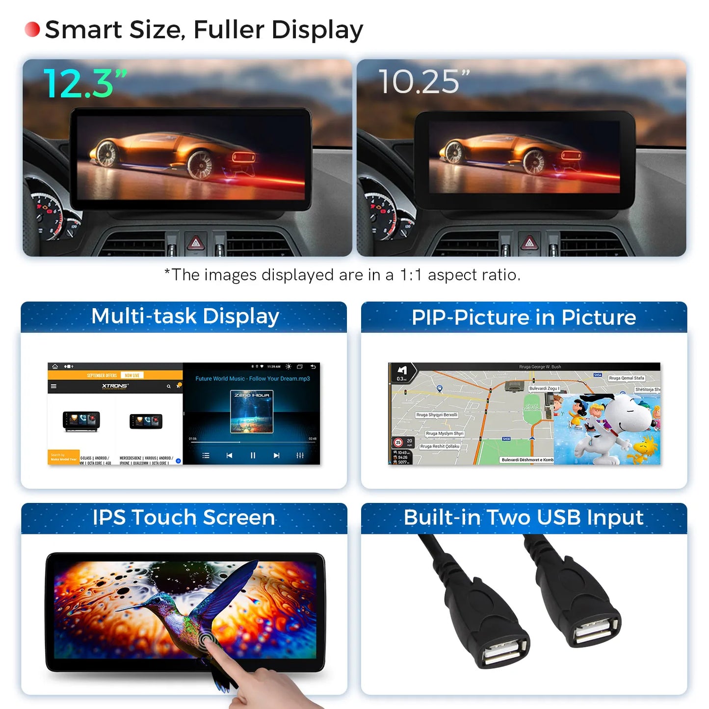 Mercedes A207/C117/W212/S212 12.3" Android 13 Octa Core 4+64GB Car Radio 4G CarPlay Android Auto DSP QLM2245M12ECL