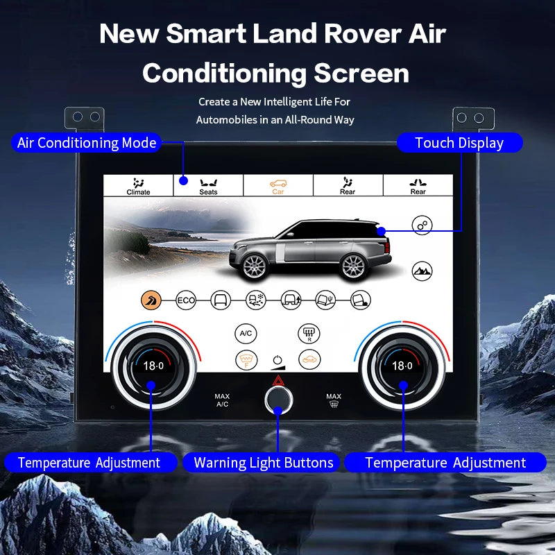 Schermo LCD Touch HD da 9 pollici per Land Rover Range Rover Vogue 2013-2017 Pannello di controllo del clima AUTMSCRNC2