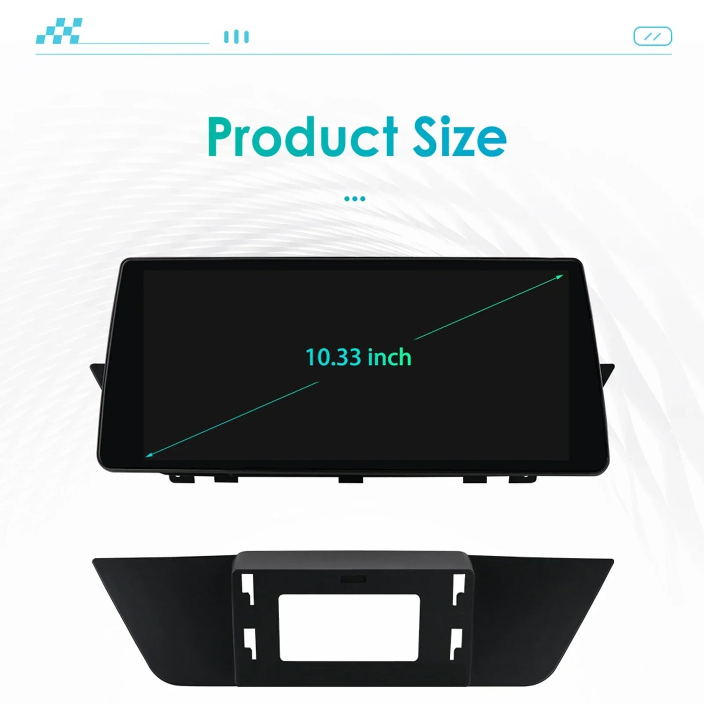 BMW X1 E84 CIC / SENZA MONITOR DI SERIE 2009-2015 10,25'' Android 14 HD IPS Multimedia Player 4G CarPlay Android Auto DSP