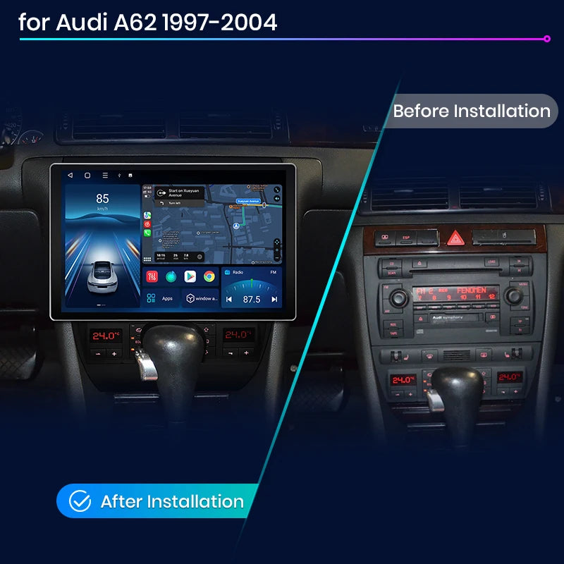A6 C5 1997-2004 S6 RS6 X7 PRO 11.5“ 2K AI Voice Wireless CarPlay Android Auto Car Radio for Audi Multimedia autoradio AUTMXLSS1