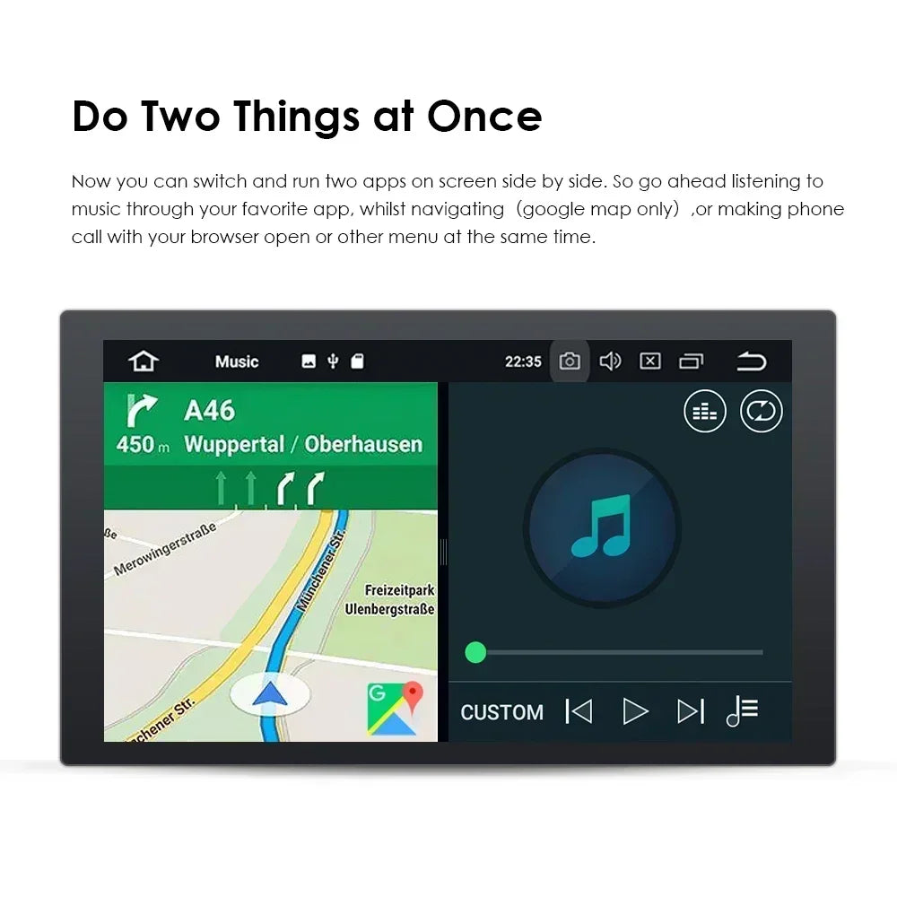 Audi A4 B9 B8 B7 B6 S4 RS4 SEAT Exeo 200-2008 7" Android 14 Carplay Android auto wireless wifi bt gps 4g AUTM1EB1