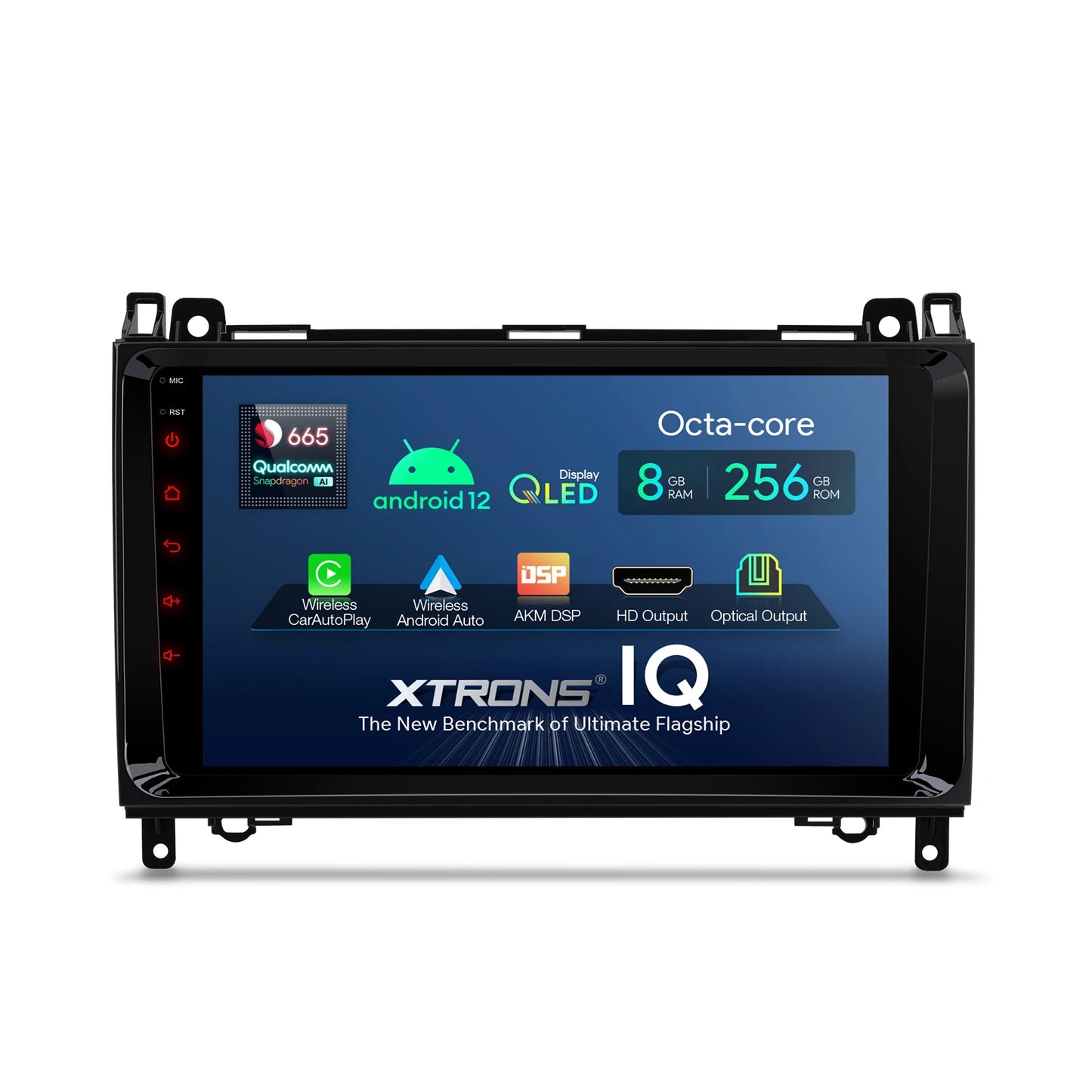 Mercedes B Class W245 A-Class W169 W906 W639 9" QLED Android 12 665 8+256GB Car Radio Stereo DSP Wireless CarPlay AA 4G LTE IQP92M245P