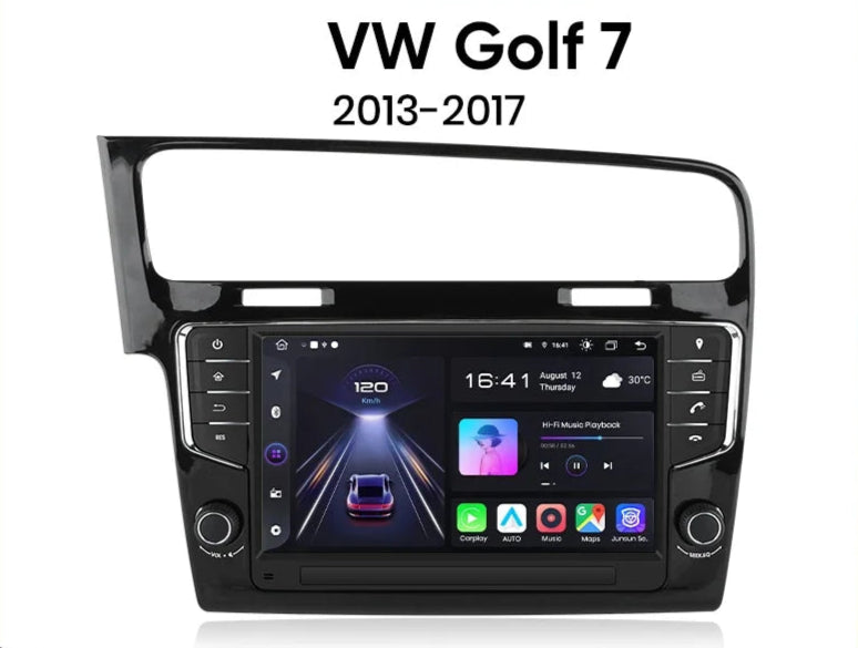 VW Golf 7 2013-2017 9" Wireless CarPlay Android Auto Radio RDS Multimedia GPS WIFI BT AUTMGVWL7