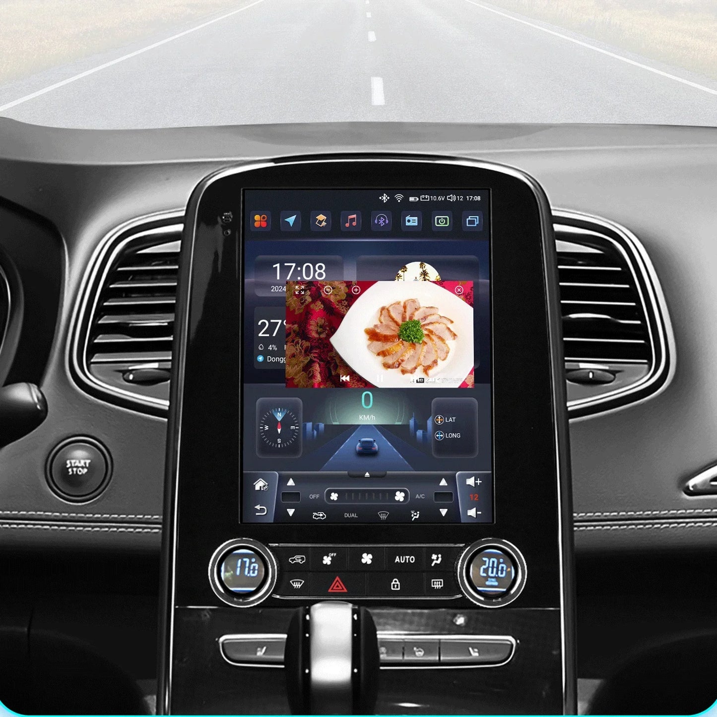 Renault Scenic 2013 - 2024 9,7" Android 14 Carplay Android auto wireless wifi bt gps 4g AUTMXM05