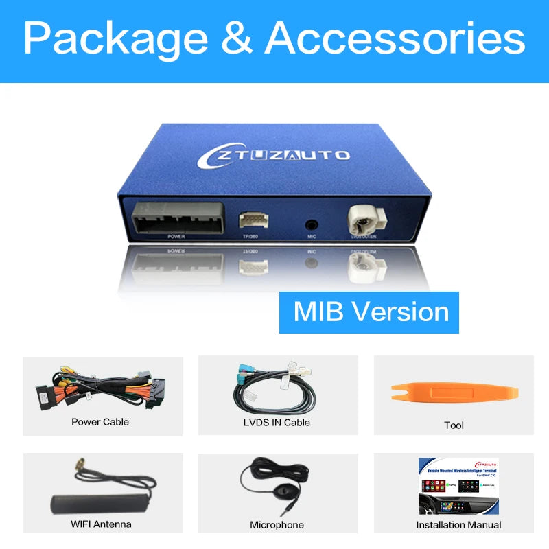 Q7 2016-2018 Wireless Apple CarPlay Android Auto Mirror Link AirPlay Navigation AUTMAUDQ7NW