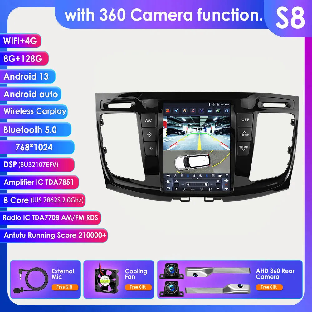 Ford Transit 2021-2023 Android 14 9.7 " Car Stereo GPS Carplay Android Auto wireless Multimedia Intelligent Player AUTM7GJT