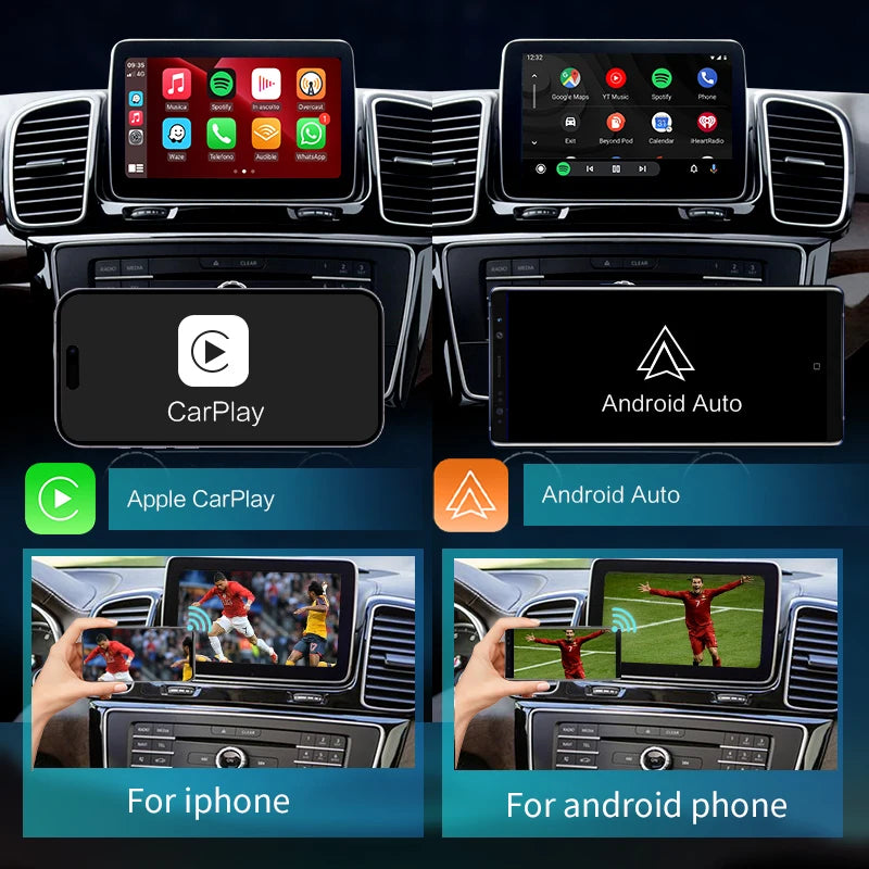 Mercedes Benz GLE GLS CLS 2014-2018 Wireless CarPlay Android Auto Mirror Link AirPlay GPS AUTMMBGGCS