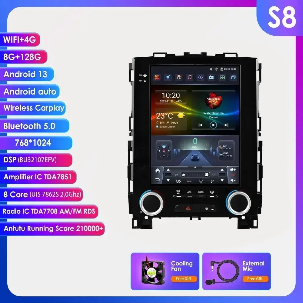 Renault Koleos Megane 4 Samsung SM6 Talisman 2017-2019 9,7" Android 14 Carplay Android auto wireless wifi bt gps 4g AUTM9IJM