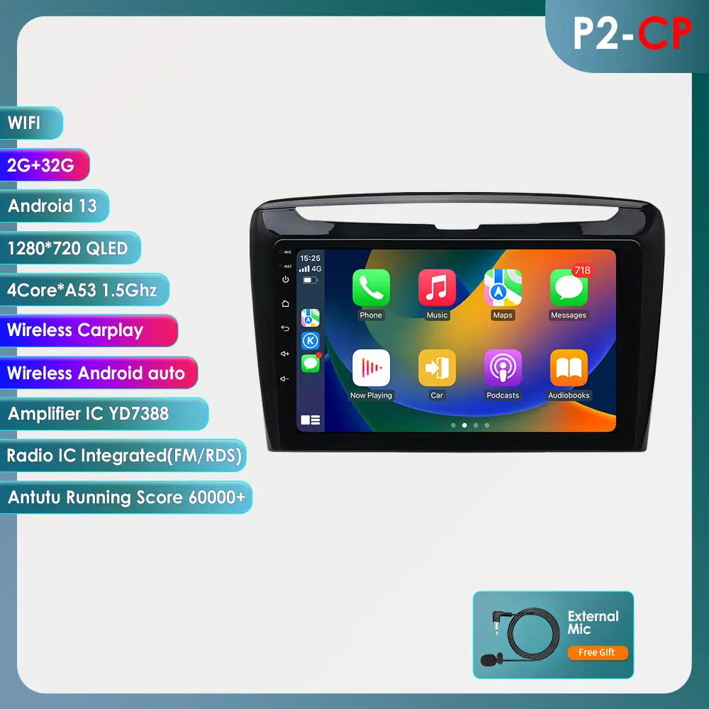 Lancia Ypsilon 2012 - 2020 9 " Wireless Carplay Android Auto Car Multimedia Player Carplay 4G Autoradio AUTMLANYS