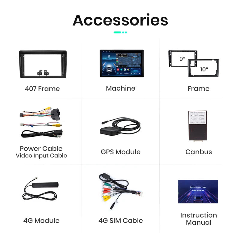 Peugeot 407 2004 - 2011 X7 MAX 13.1“ 2K AI Voice Wireless CarPlay Android Auto Car Radio RDS WIFI BT GPS Multimedia autoradio AUTMPG40713