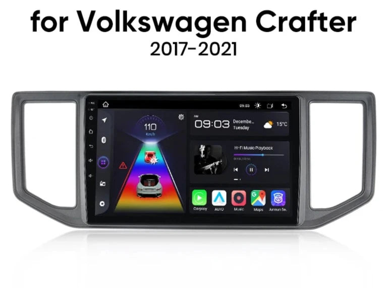 Volkswagen Crafter 2017-2021 10,1" V1pro AI Voice Carplay Android Auto Radio RDS WIFI GPS BT 4G Car Multimedia autoradio AUTMVWCRFT4