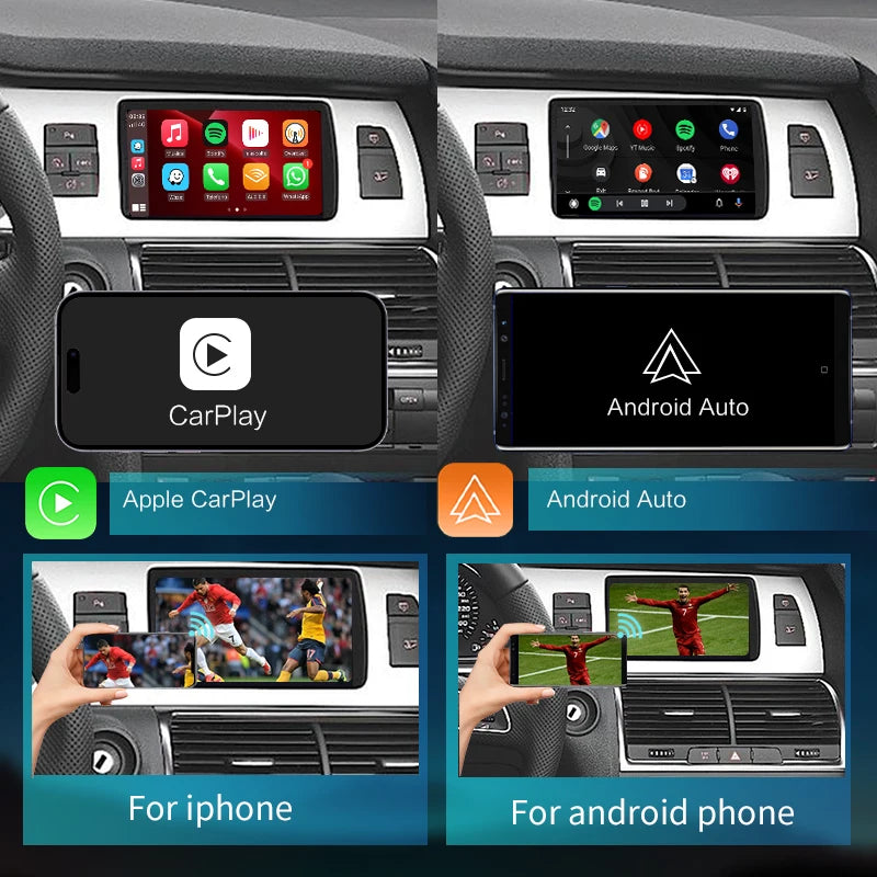 Audi Q7 2010-2015 Wireless Apple CarPlay Android Auto Mirror Link AirPlay Navigation AUTMADIQ7