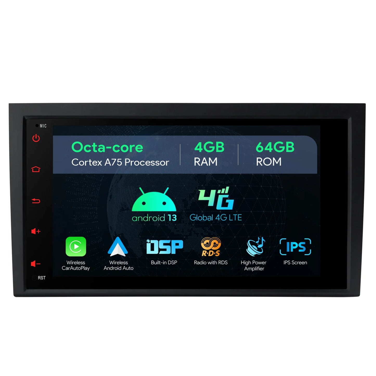 A4 B6 2000 - 2006 S4 RS4 2006-2008 8'' Android 13 Radio Audi Multimedia Player Car Play DSP 4G IA82A4ALS