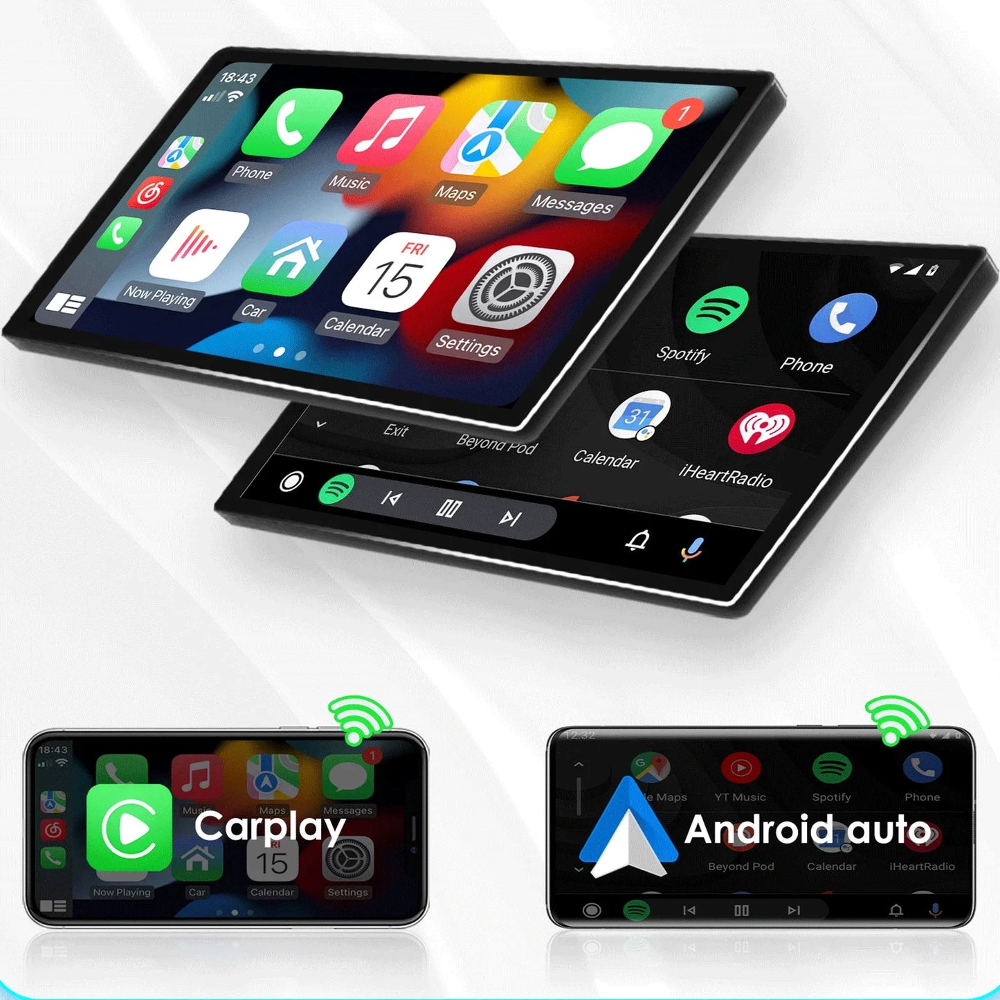 Hyundai Creta Ix25 2015 - 2019 10,1" Android 14 Carplay Android auto wireless wifi bt gps 4g AUTM4S9U