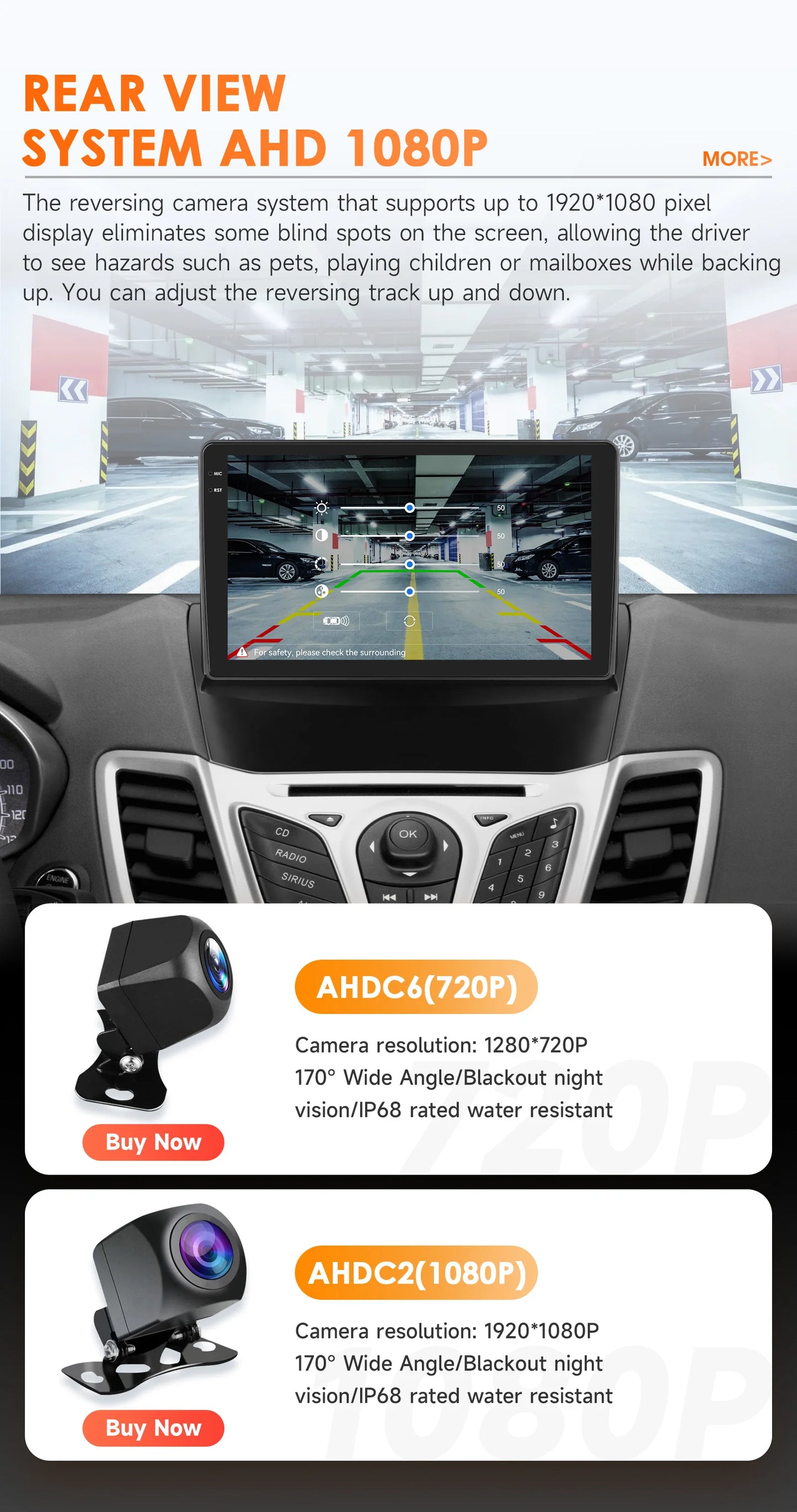 Ford Fiesta 2009-2017 9" Android 14 Carplay Android auto wireless wifi bt gps 4g AUTMQZ61