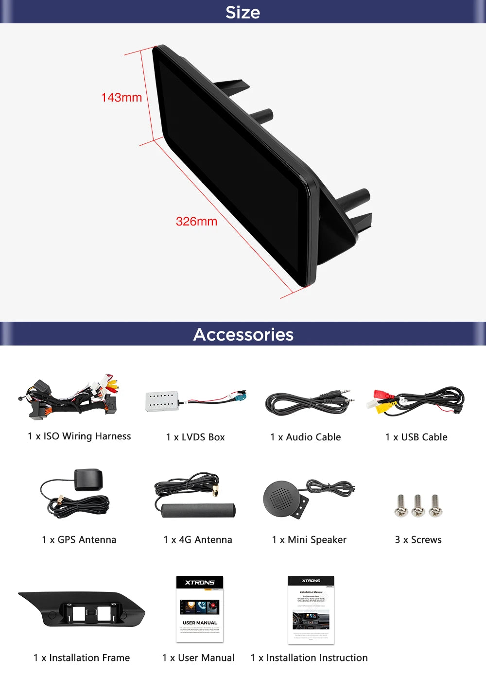 Mercedes W212 S212 NTG4.0 / NTG 5.2 12.3'' Android 12 8+128 Octa core Car Radio CarPlay Android auto 4G QXM2245PM12EL