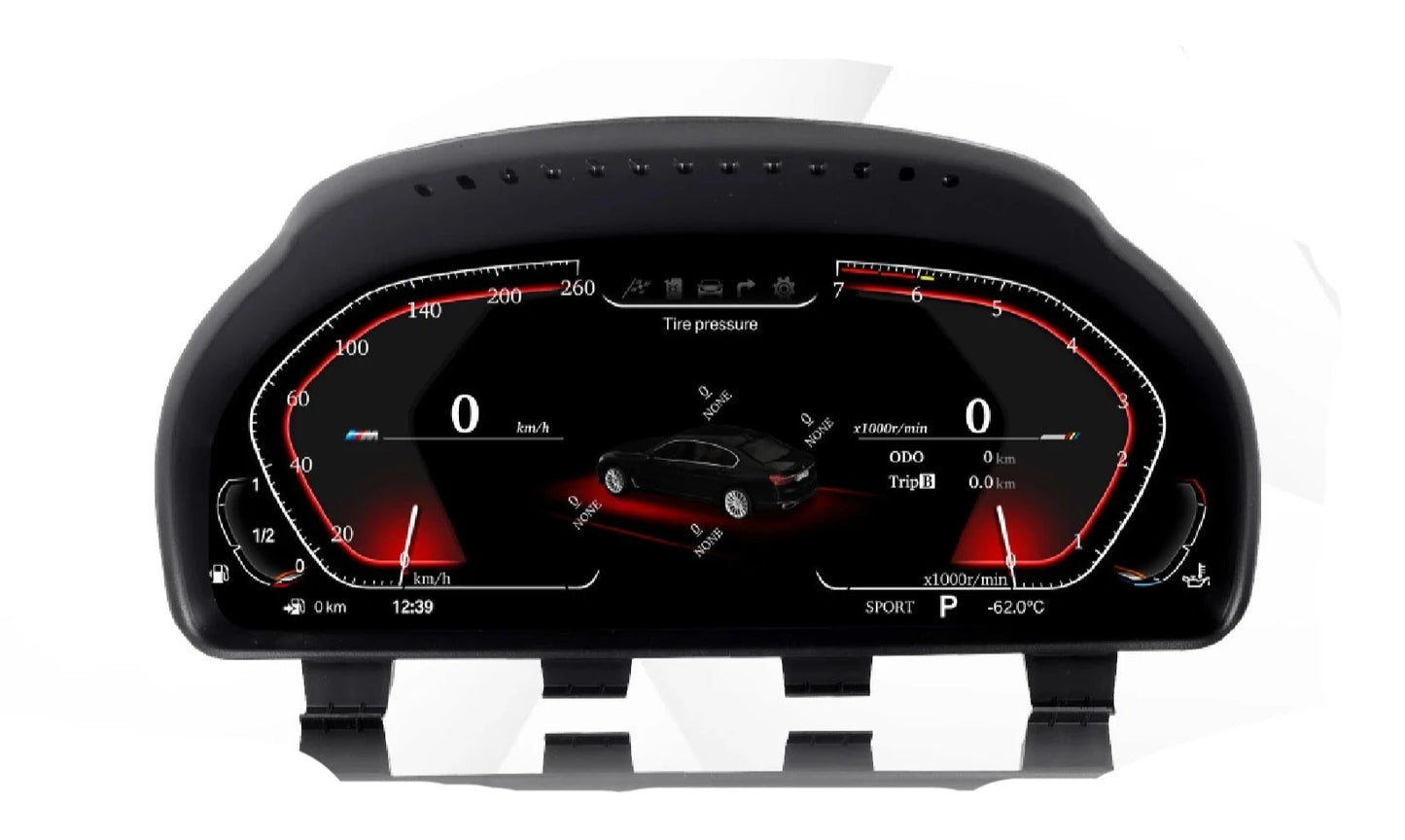 BMW F01 F02 F03 F04 F06 F07 2009-2015 Quadrante digitale lcd linux AUTMBMW0104