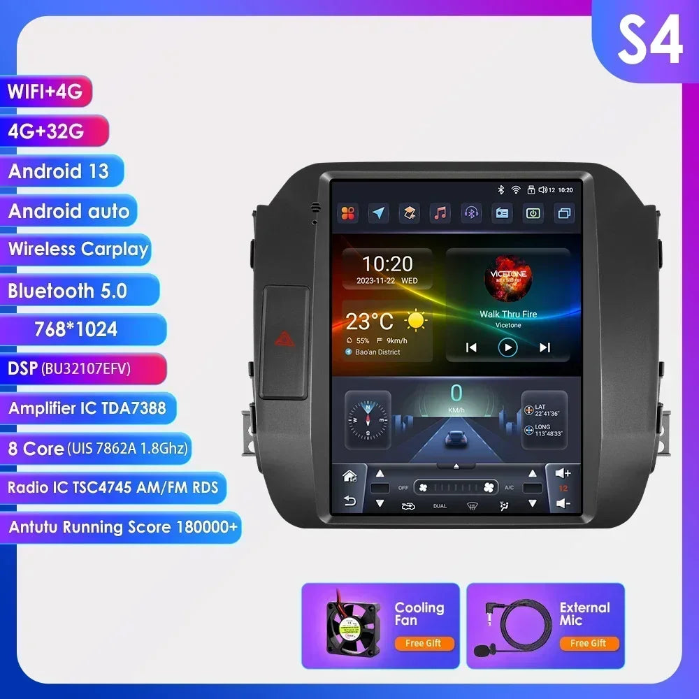 KIA Sportage 3 2010-2016 9,7" Android 14 Carplay Android auto wireless wifi bt gps 4g AUTMI8LU