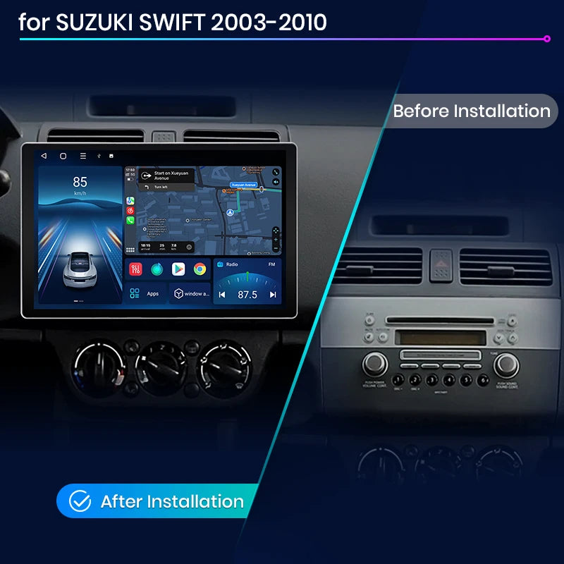 Suzuki Swift 2003 - 2010 X7 MAX 13.1“ 2K AI Voice Wireless CarPlay Android Auto Car Radio RDS BT GPS WIFI Multimedia autoradio AUTMSZKXSW