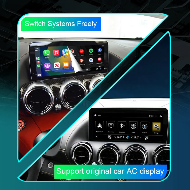 Mercedes Benz GT R 2019 Wireless CarPlay Android Auto Mirror Link AirPlay Navigation GPS AUTMBGTR
