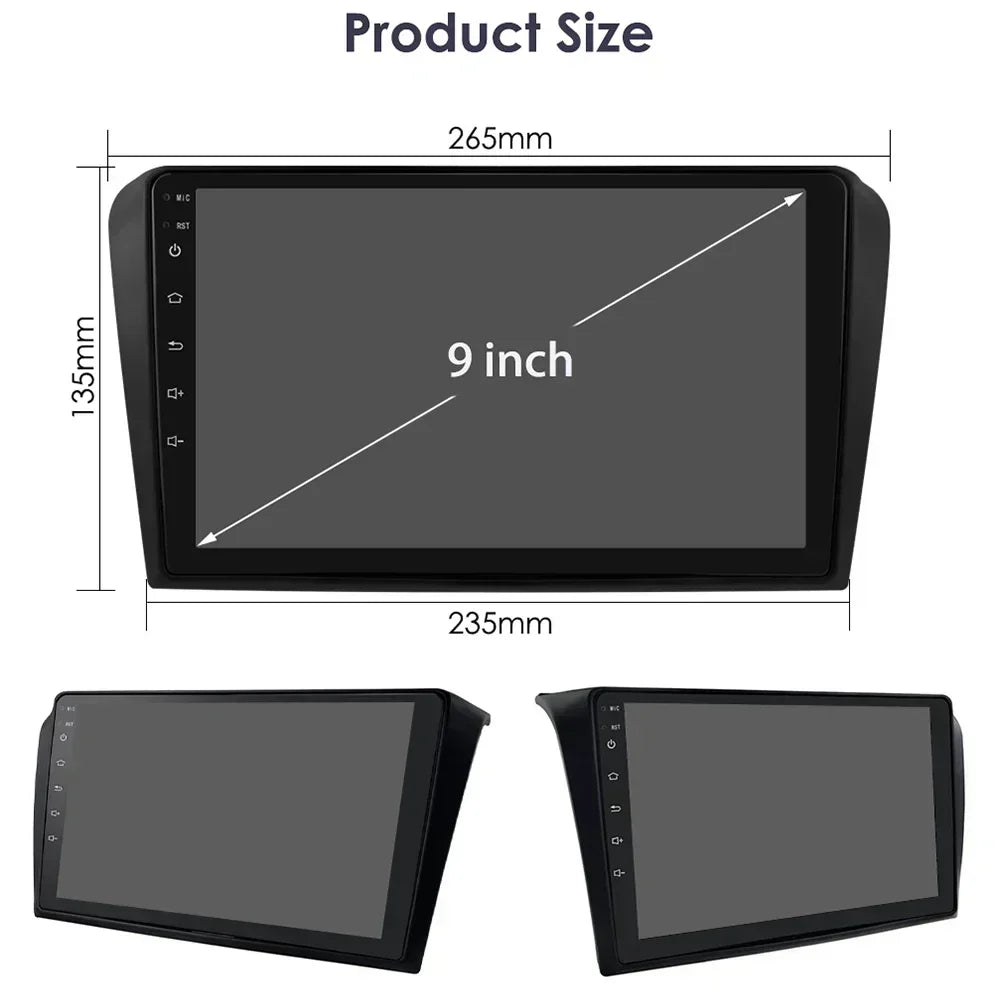 Mazda 3 2004-2009 9" / 10,33" Android 14 Carplay Android auto wireless wifi bt gps 4g AUTMZAMD3