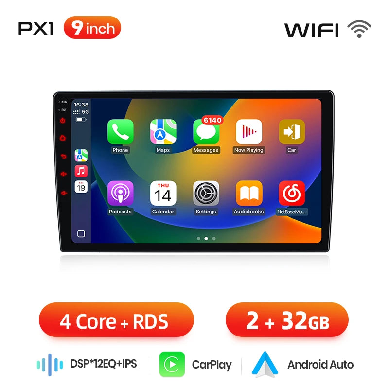 Mercedes Benz Vito 2 W639 Viano 2 2003-2015 9" Wireless CarPlay Android Auto Wireless Radio rds 4G WiFi GPS bluetooth AUTMRXYE
