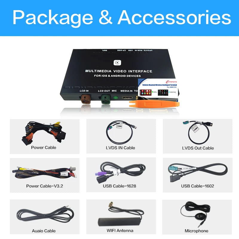 Infiniti QX60 QX70 Q70 Wireless Apple CarPlay Android Auto Mirror Multimedia Navigation AUTMINFQX67