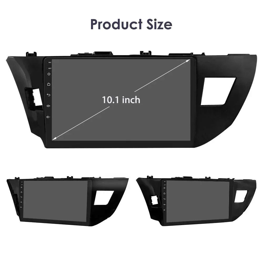 Toyota Corolla 2014-2016 9" Android 14 Carplay Android auto wireless wifi bt gps 4g AUTMCOPZT