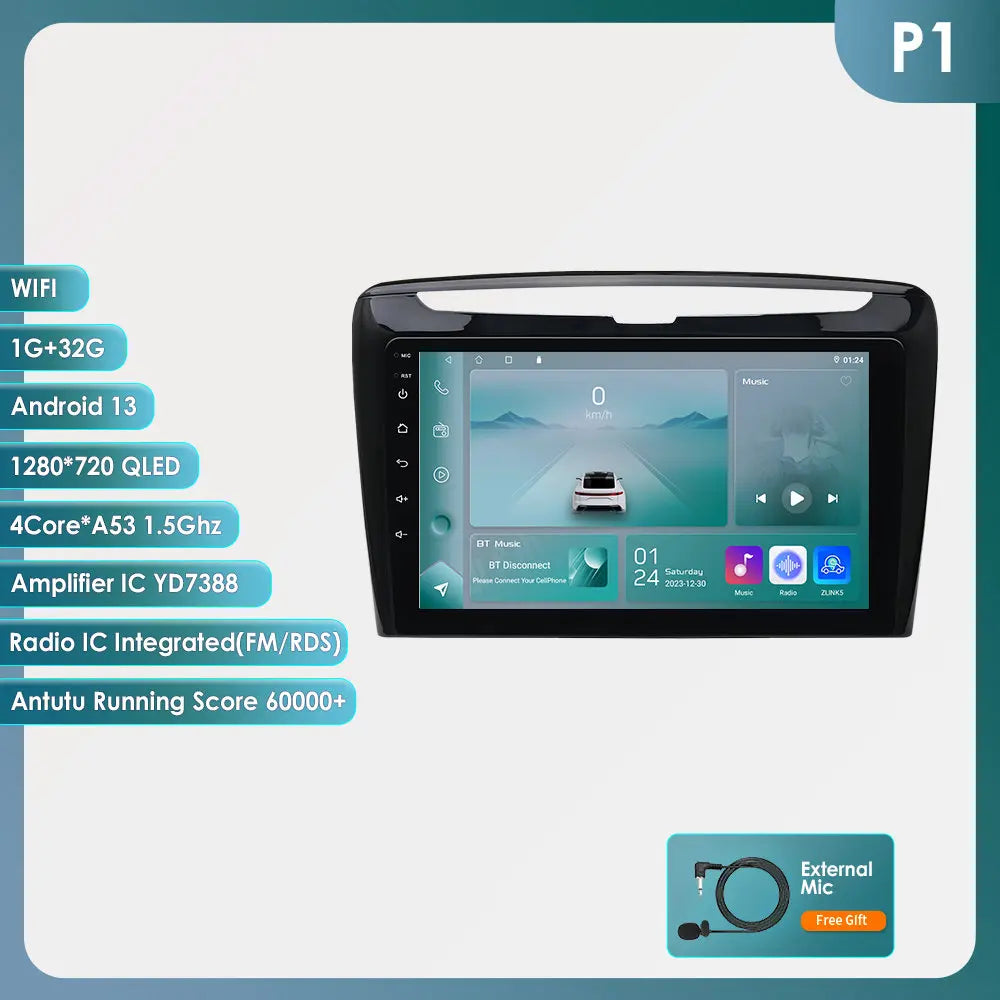 Lancia Ypsilon 2012 - 2020 9 " Wireless Carplay Android Auto Car Multimedia Player Carplay 4G Autoradio AUTMLANYS