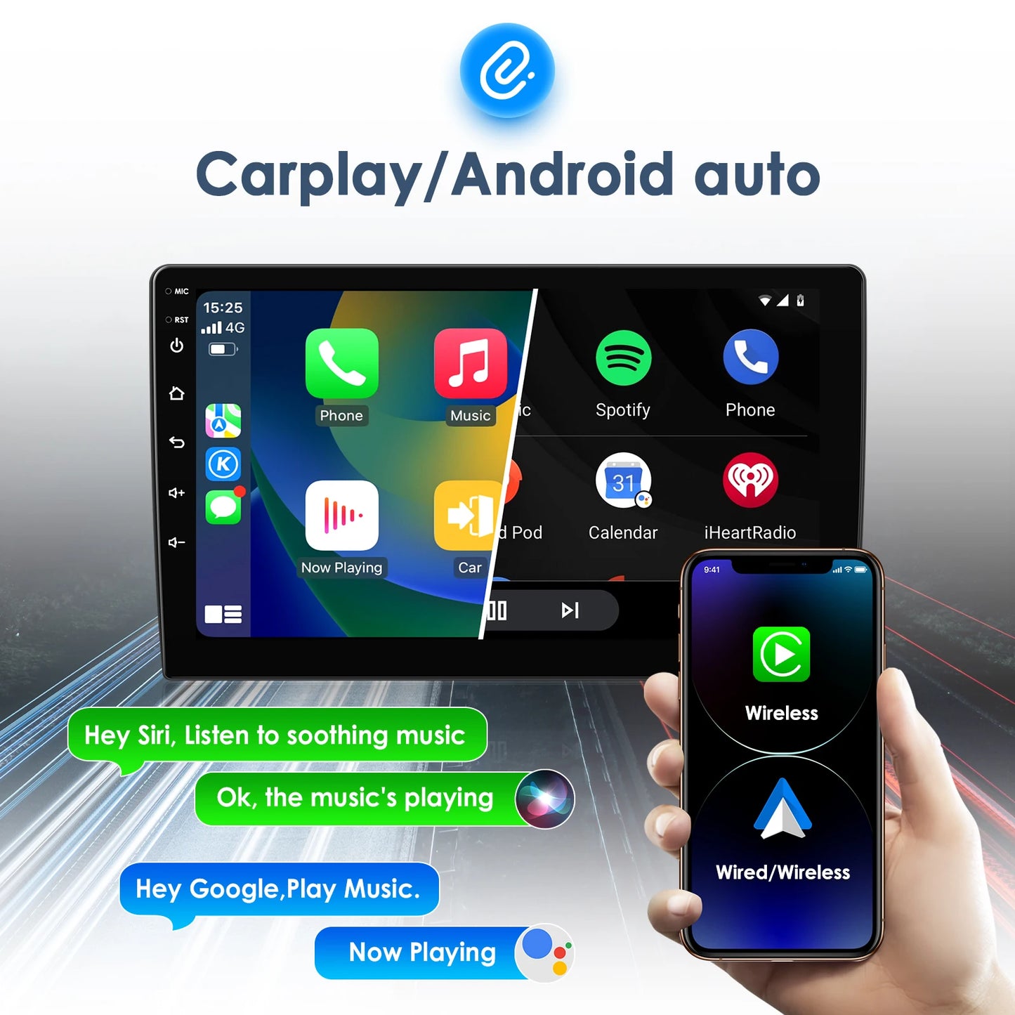 Honda Vezel HR-V HRV HR V XRV 2013-2022 " Android 14 Carplay Android auto wireless wifi bt gps 4g AUTMQBOO