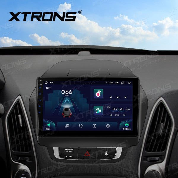 Hyundai IX35/Tucson 10.1'' Android 13 Octa Core 4+64GB Car Radio RDS WIFI GPS BT Car Multimedia Player DSP CarPlay Android auto 4G LTE IAP1235HS