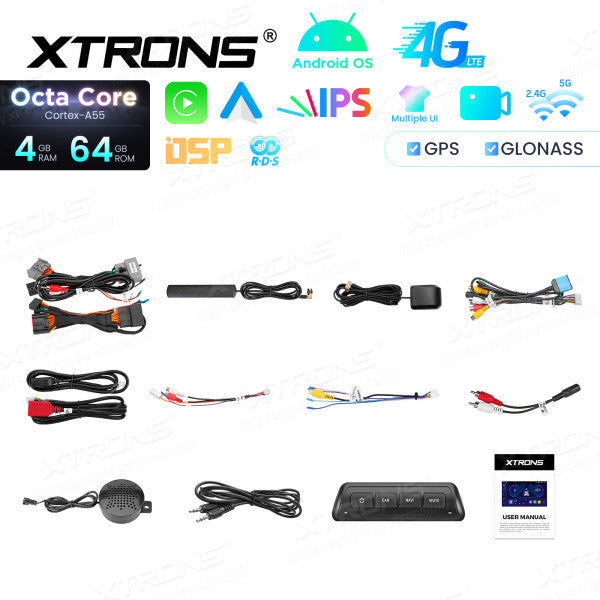 Land Rover Freelander 2 2007-2012 Android 14 Octa Core 4+64 GB 7 pollici,Carplay Android Auto RDS ID70DLRL