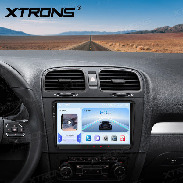 Volkswagen Skoda Seat 9" Android 14 Qualcomm 8+256GB Car Radio RDS WIFI GPS BT HD IPS Carplay Android auto 4G LTE IQ94MTVP