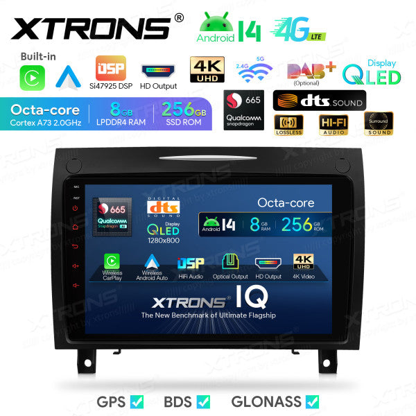 Mercedes SLK-Class R171 9" Android 14 4+64 GB Car Radio DSP Wireless CarPlay Android auto 4G WIFI IDP90M350