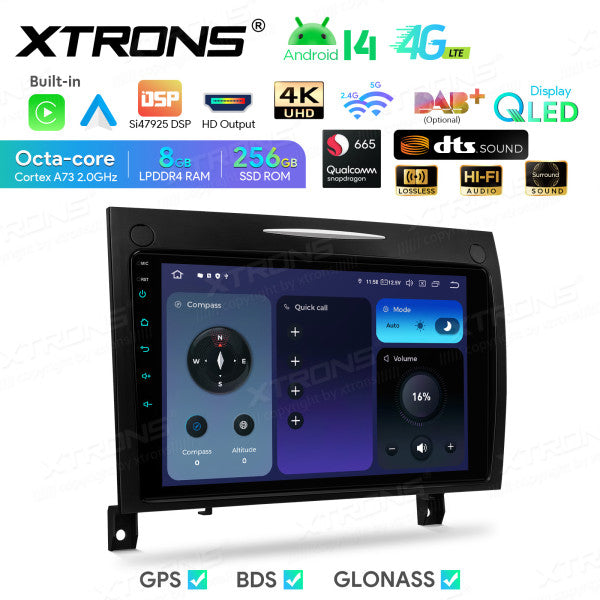 Mercedes SLK-Class R171 9" Android 14 4+64 GB Car Radio DSP Wireless CarPlay Android auto 4G WIFI IDP90M350